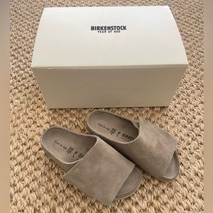 Fear of God x Birkenstock Los Feliz Suede Sandal size 35